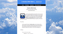 Desktop Screenshot of inductivebiblestudy.net